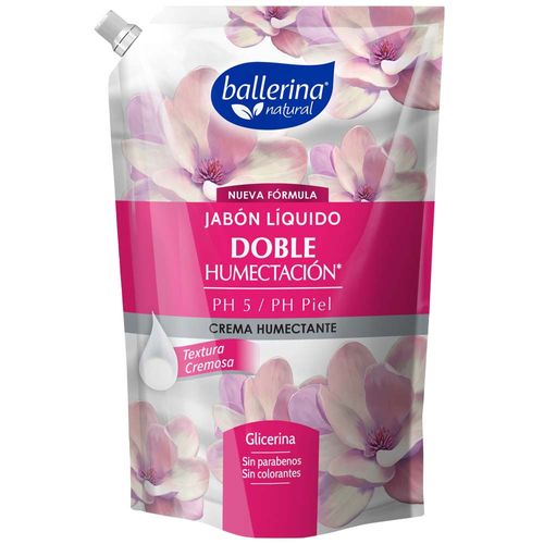 Jabón Líquido BALLERINA Crema Humectante Doypack 900ml