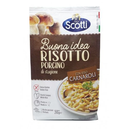 Arroz Carnaroli SCOTTI Funghi Porcin Bolsa 210g