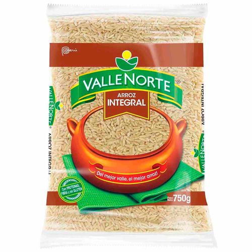 Arroz Integral VALLENORTE Bolsa 750g