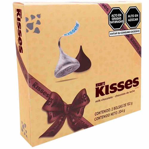 Chocolate HERSHEY'S Kisses Gold Caja 204g