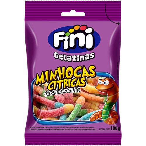 Gomitas Ácidas FINI Gusano Paquete 100g