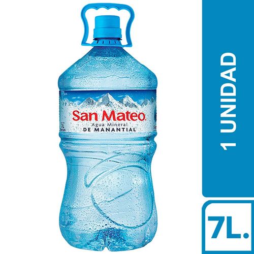 Agua Mineral SAN MATEO sin Gas Bidón 7L