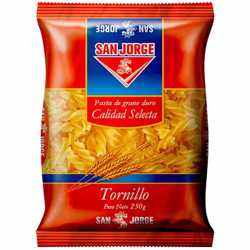 Fideos Tornillo SAN JORGE Bolsa 250g