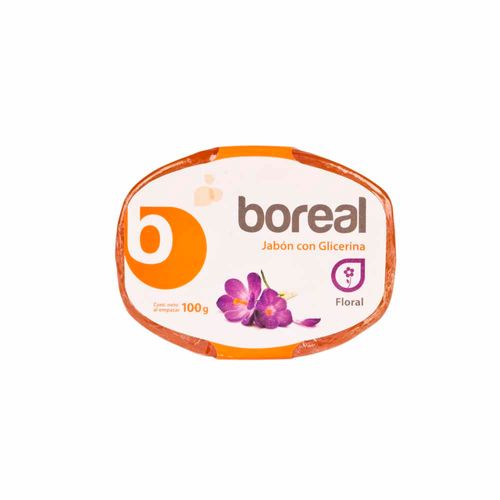 Jabón de Tocador BOREAL Glicerina Floral Bolsa 100g