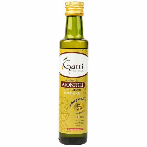 Aceite de Ajonjolí GATTI Extra Virgen Botella 250ml