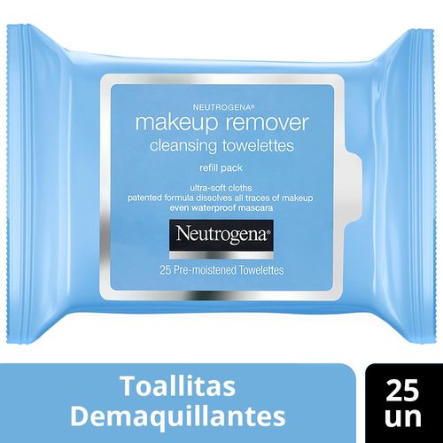 Toallitas Desmaquillantes NEUTROGENA Ultra Soft Paquete 25un