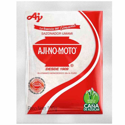 Sazonador AJI-NO-MOTO Umami Glutamato de Sodio Bolsa 100Gr