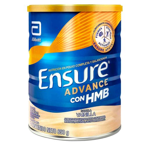 Complemento Nutricional ENSURE Advance Vainilla Lata 850g