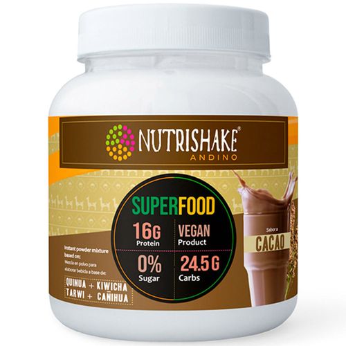 Complemento Nutricional NUTRISHAKE Andino Cacao Pote 500g