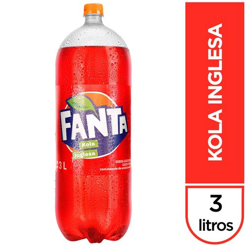 Gaseosa FANTA KOLA INGLESA Botella 3L