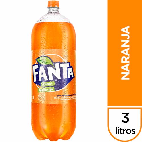 Gaseosa FANTA Naranja Botella 3L