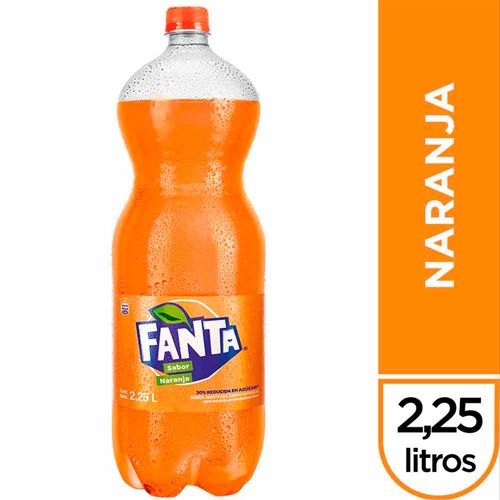 Gaseosa FANTA Naranja Botella 2.25L