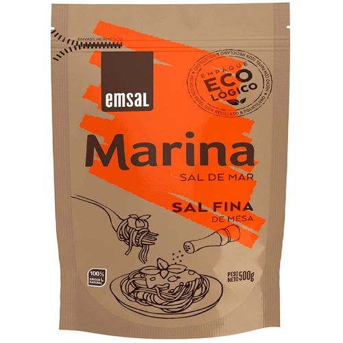 Sal Marina de Mesa EMSAL Ecológica Doypack 500g