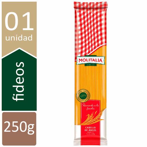 Fideos Cabello de Ángel MOLITALIA Bolsa 250g