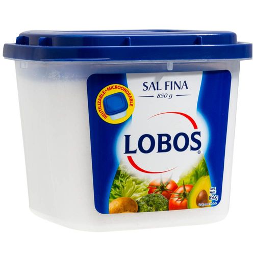 Sal de Mesa LOBOS Pote 850g