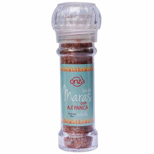 Sal de Maras ONZA Ají Panca Molinillo Frasco 80g