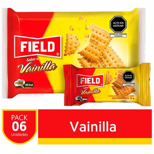 Galleta Vainilla FIELD Paquete 6un