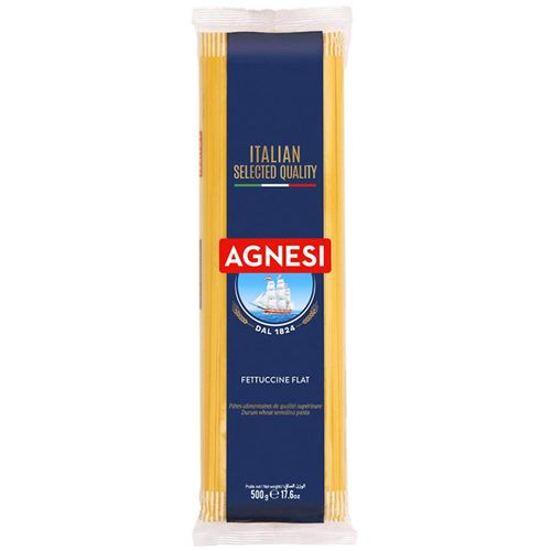 Fideos AGNESI Fettucine Flat Bolsa 500g