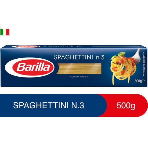 Fideos Spaghettini BARILLA Caja 500g