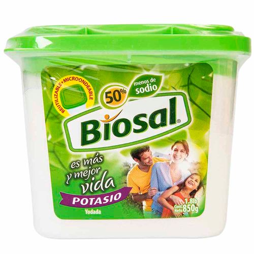 Sal BIOSAL 50% Menos Sodio Pote 850g