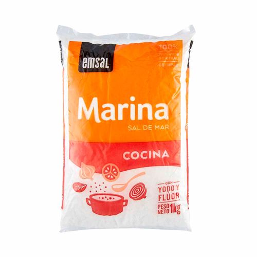 Sal Marina EMSAL Cocina Bolsa 1Kg