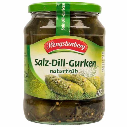 Conserva HENGSTENBERG Salz-dill-gurken Frasco 720ml