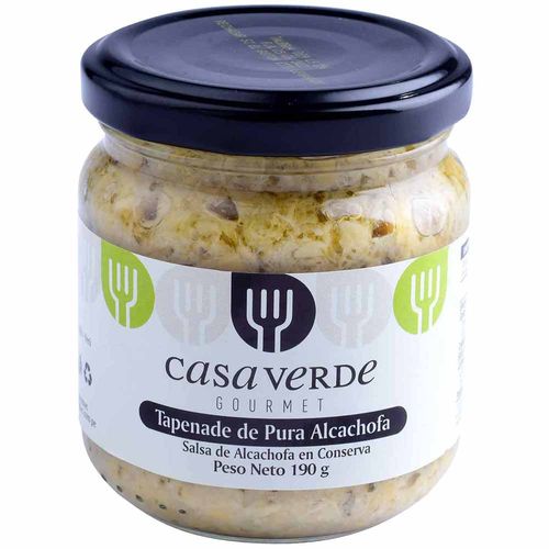 Tapenade CASA VERDE Alcachofa Gourmet Frasco 190g