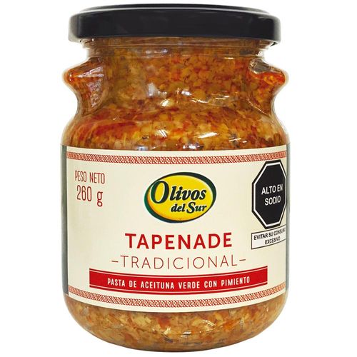 Tapenade Tradicional OLIVOS DEL SUR Frasco 260g