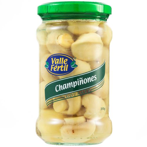 Conserva VALLE FERTIL Champiñón Entero Frasco 310g