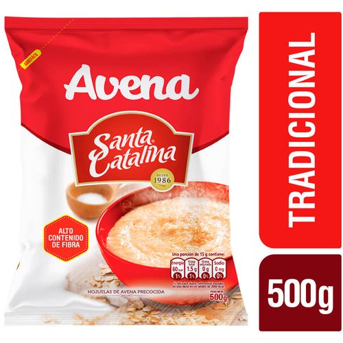 Avena SANTA CATALINA Natural Bolsa 500g