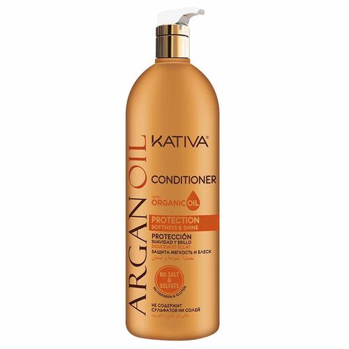 Acondicionador KATIVA Aceite de Argán Frasco 1L