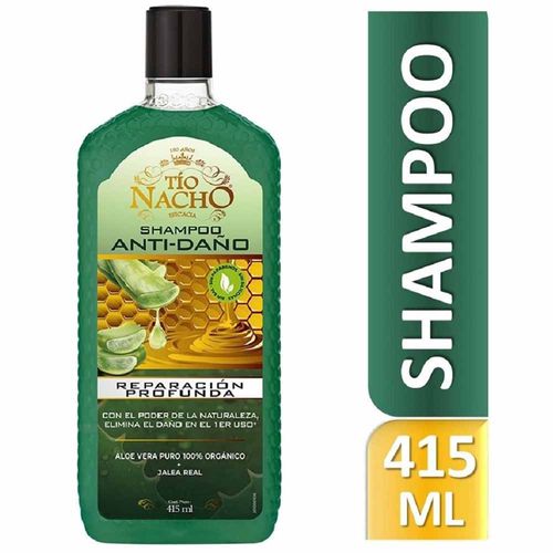 Shampoo TÍO NACHO Aloe Vera Botella 415ml