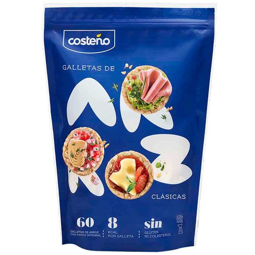 Galleta de Arroz COSTEÑO Clásica Bolsa 150g