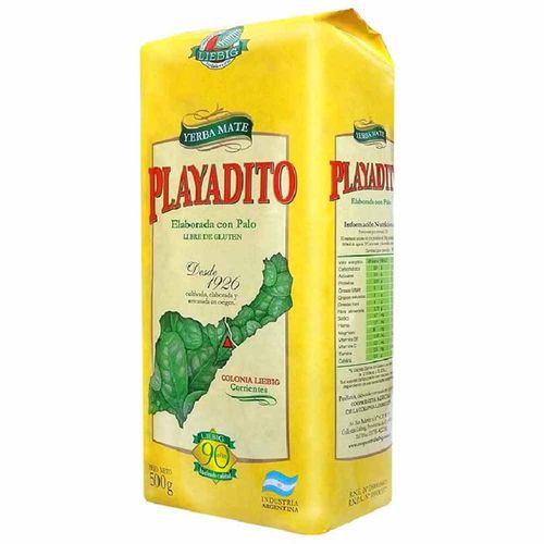 Yerba Mate con Palo PLAYADITO Bolsa 500g