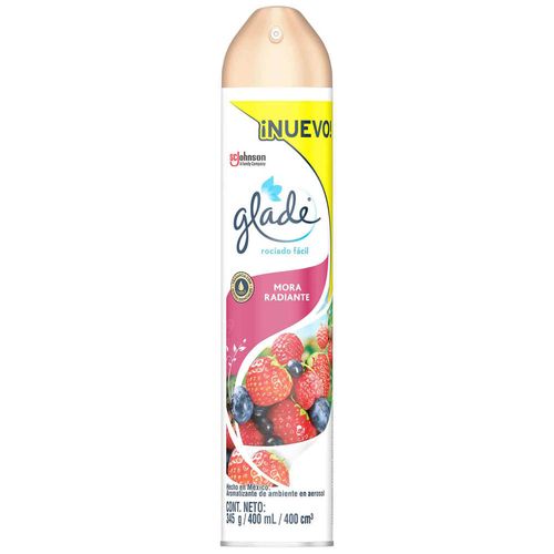 Aromatizante en Aerosol GLADE Mora Frasco 400ml
