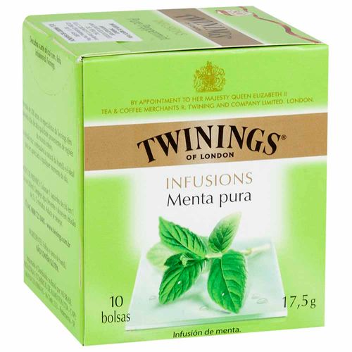 Infusión de Menta Pura TWININGS Caja 10un