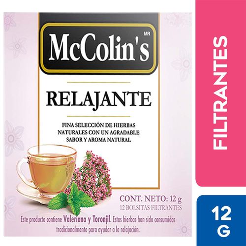 Té con Valeriana y Toronjil MC COLIN'S Relajante Caja 12un