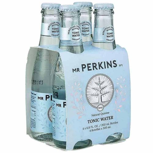 Agua Tónica MR PERKINS Botella 200ml Paquete 4un