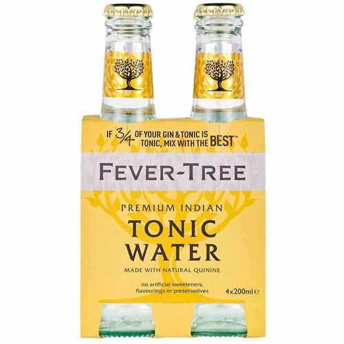 Agua Tónica FEVER TREE Botella 200ml 4 Pack