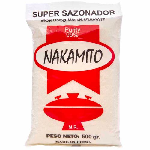 Sazonador NAKAMITO Glutamato de sodio Bolsa 500Gr