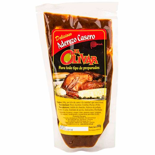 Aderezo Casero EL OLIVAR Doypack 200g