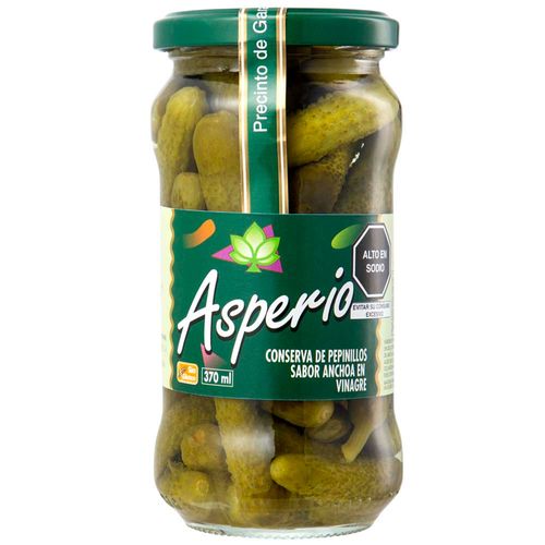 Pepinillos ASPERIO Frasco 370g