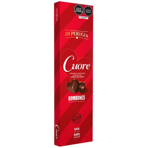 Bombones DI PERUGIA Cuore Crema de Maní Caja 118g