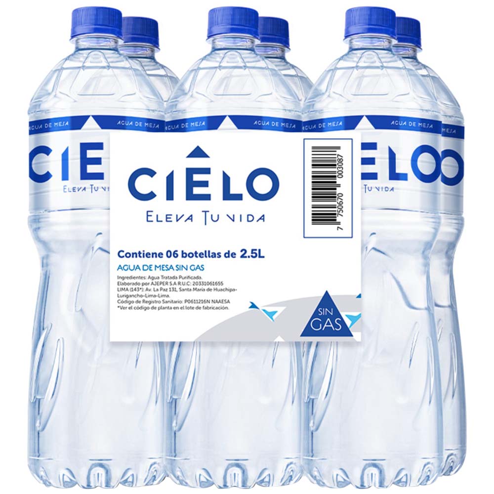 CIELO AGUA MINERAL KIDS X 200 ML. SIN GAS X 15 UN