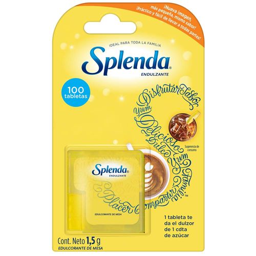 Endulzante SPLENDA Dispensador 100 Tabletas