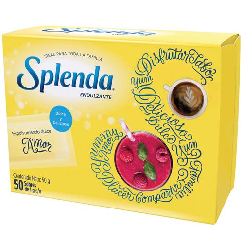 Endulzante SPLENDA en Polvo Caja 50 Sobres