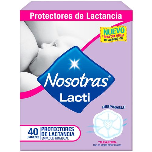 Protector de Lactancia NOSOTRAS Respirable Caja 40un