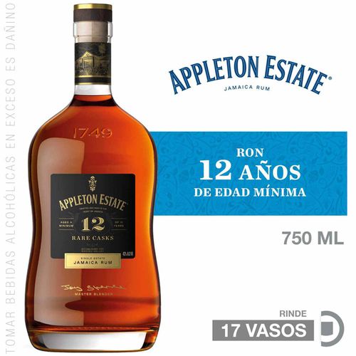 Ron APPLETON ESTATE Rare Blend 12 Años Botella 750ml