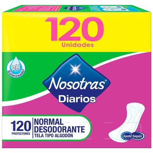 Protectores Diarios NOSOTRAS Desodorante Paquete 120un