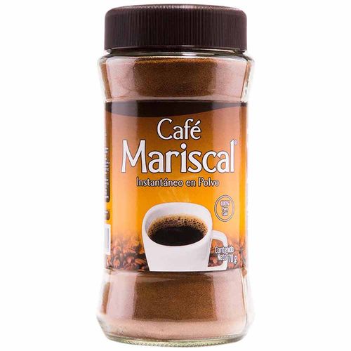 Café Instantáneo en Polvo MARISCAL Frasco 170g